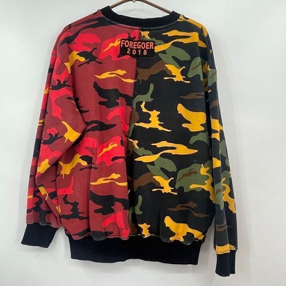Ed Hardy Multicolor Foregoer 2018 Camouflage All Over Printed Sweatshirt Small - Picture 6 of 8